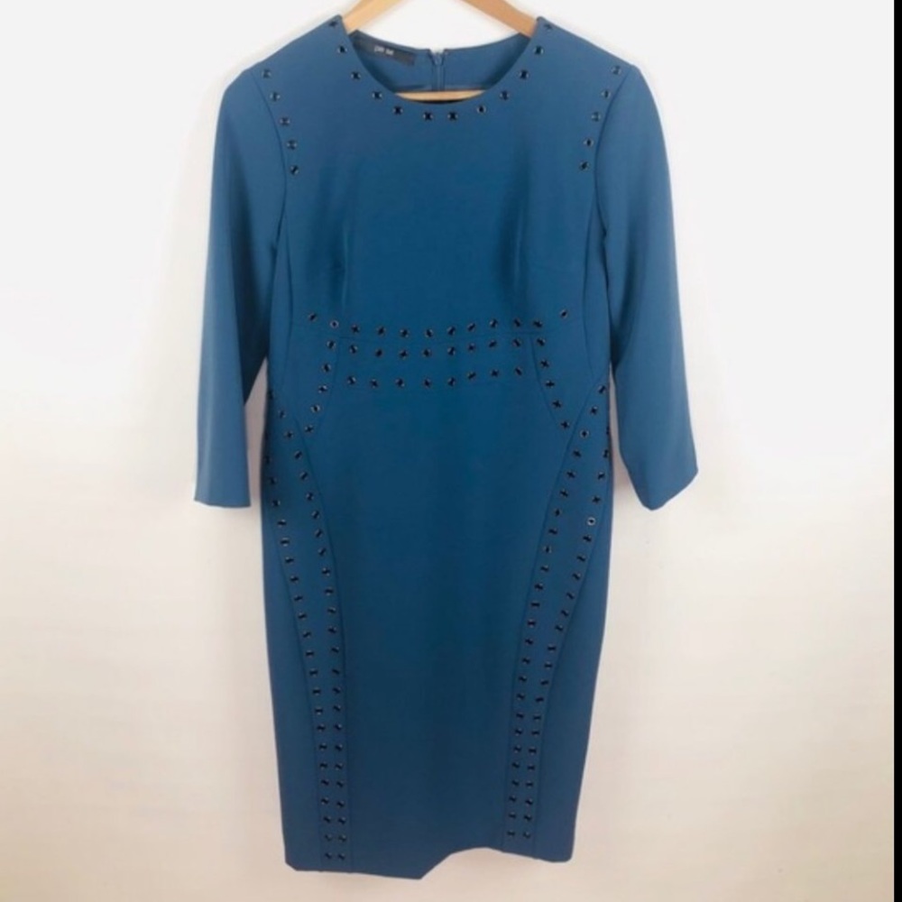 Per Se Carlisle Collection Grommet Sheath Dress 6